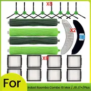 For IRobot Roomba Combo 10 Max J9 J7+/Plus Vacuum Cleaners Replacement Parts Moping Pad Side Brush F As Shown