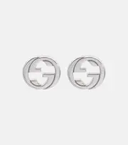 [Gucci] Gucci Interlocking G sterling silver earrings One Size silver