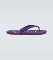 [Christian Louboutin] Christian Louboutin Super Loubi PVC slides AU 8 purple