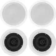 4 x 8in 150W Poly Ceiling Speakers CS807x2