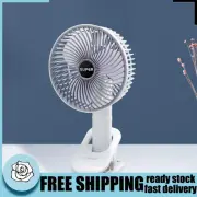 Mini Desktop Fan Low Noise Portable Travel Fan USB Rechargeable for Home Office