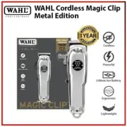 New Wahl Magic Clip Cordless Clipper Metal Edition Unisex Hair Clipper 8509