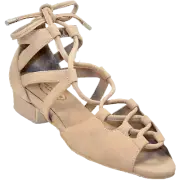 Ultimate BOHO - Beige Microsuede (West Coast Swing, Ballroom, Salsa, Practice, L