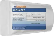 Alpha-GPC Powder 50% Non-Clumping Choline by FitPowders, Non-GMO, Vegan, Support Memory and Focus, with Scoop (25 Grams)