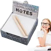 Scratch Off Arts Crafts - Scratch Notes Sheet Doodle Pad - Creative Scratch Paper Crafts Art Notes Set for Home, School, Daycare Center, Kindergarten