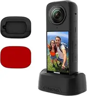 X.Starline Silicone Base for Insta360 X4, Camera Mount Stand, Non-Slip, Waterproof, Compatible with Insta360 X4, Camera Mount Accessory