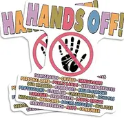 Hands Off Magnet - Immigrants Rights - Public Lands Veteran Services - Libraries Speech Social Security Consumer - Durable Material for Car Truck Toolbox Any Metal Surface - EPLM0013FBA