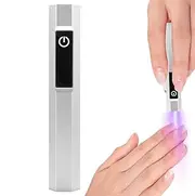Handheld Gel Lamp - 2 Timing Modes Wireless Curing Light with LED Display,Hand Beauty Supplies Portable Manicure Device for Travel Use