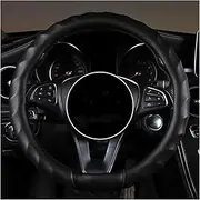 Steering Wheel Covers Leather Car Steering Wheel Cover 38CM Braid for Steering Wheel Anti-Slip Wheel Protector Universal Auto (Color : B, Size : O Type)