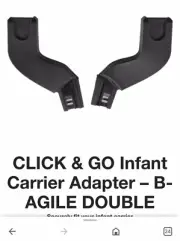 CLICK & GO Infant Carrier Adapter – B-AGILE DOUBLE For Maxi Cosi, Cybex