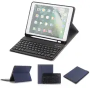Bluetooth Keyboard & Leather Tablet Case For Ipad Pro / Air 9.7 With Detachable Design & Pencil Holder