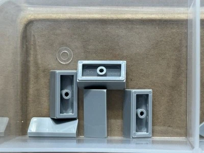 LEGO Parts - Light Bluish Gray Slope 30 1 x 2 x 2/3 - No 85984 - QTY 5
