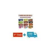 12 MIXED JUICY JAYS BIG SIZE ROLLS FLAVOURED ROLL SMOKING ROLLING PAPERS