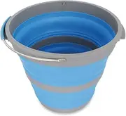 Popup Bucket, 10 Liter Capacity, Blue