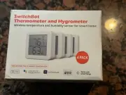 SwitchBot 4-Pack Smart Hygrometer Thermometer, Bluetooth Meter 4 Pack