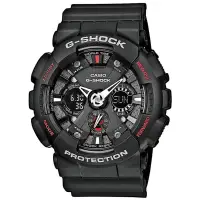 在飛比找蝦皮購物優惠-卡西歐 G Shock GA-120-1ADR 雙時模擬數字