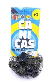 Net Bag 20 Destroyer Glass Marbles (Canicas) Vacor Mexico Fabricas Selectas
