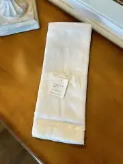 Pottery Barn Belgian Linen Table Runner White 16”x108” NWT OPEN BOX