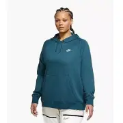 NWT Nike Plus Size Woman Hoodie Sz: 2X Jacket Turquois Green Swoosh CJ0409-300