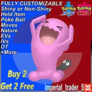 Pokémon Sword and Shield ✨ Shiny Wobbuffet ✨ W/ Best 6IV Customizable