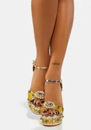 [AZALEA WANG] Cici Chunky Heels