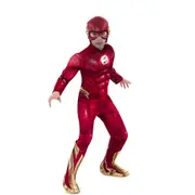 Dc Comics the Flash Deluxe Costume Dress Up Cosplay Halloween Outfit