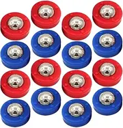 Toddmomy 32pcs Shuffleboard Game Pieces Kit Replacement Rollers Sliding Beads Pucks for Play