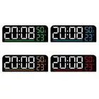 Temperature and Humidity Display Alarm Clock with Four Brightness Levels