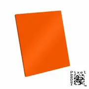 Pixel Peeper 84mm Orange Square Filter. Cokin P Size Compatible. 84mm x 95mm