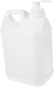 FOMIYES Plastic Pump Dispenser Bottle Elegant White Container for Liquids Efficient Press Type for Shampoo Body Wash and Soaps Stylish and Practical Storage