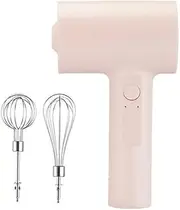 KKAERDIYA| Hand Whisk Electric | 3 Speed Handheld Mixer | Two Whisk Mount Baking Mixer | Cordless Electric Hand Mixer For Eggs, Soups, Cream, Batters | Portable, Wireless & Rechargeable (PK)