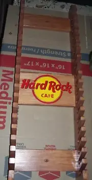 Drumstick display rack Hard Rock Cafe Holds 20 pair of drumsticks dissembled