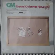 VTG Christmas SEALED COLUMBIA MINERVA LOOKING FOR SANTA CREWEL EMBROIDERY KIT