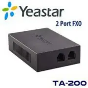 Yeastar TA200 Analog Telephone Adapter Two Analog Converter IP VoIP