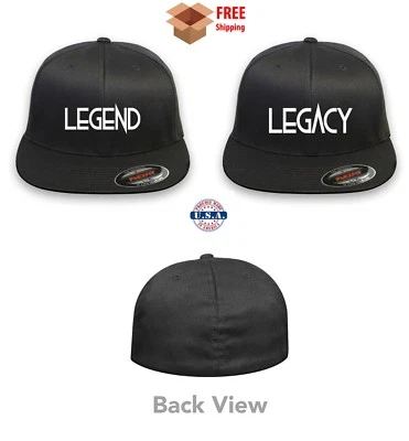 LEGEND LEGACY FATHER CHILD SET CURVED or FLAT FLEXFIT HAT ***FREE SHIPPING***