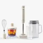 TOKEBI Kitchen Gears Quick&Go Power Cordless Hand Blender_White Oat