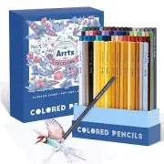 Arrtx 72 Colored Pencils for Adult Coloring Drawing Blending Shading Sketchin...