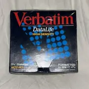 Verbatim DataLife High Density 5 1/4 Diskettes New SEALED Floppy Discs New D4