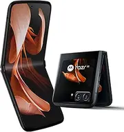 [Motorola] Moto Razr 2022 Smartphone (Flip Phone, 6.7 Inch/2.69 Inch FHD+ Display, 50 MP Camera, 8/256 GB, 3500 mAh, Android 12), Satin Black, Includes Protective Cover + Car Adapter [Exclusive to