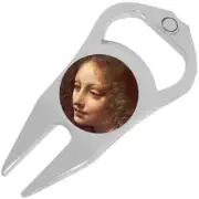 Renaissance Art Golf Ball Marker Divot Repair Tool Bottle Opener