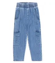 [The New Society] The New Society Gabriella cargo jeans Y 8 blue