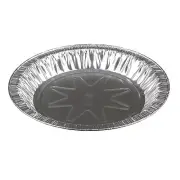Pactiv Deep Economy Pan Pie Plate Silver 9" dia x 1.07" H Aluminum | 400/Pack