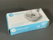 Sri Trang Gloves Nitrile Powder Free Chemo Examination Gloves - Blue, Med 100