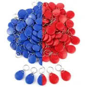 50Pcs 125 Khz Proximity ID Card RFID Keyfob Access Control Key for Door Ent W5Y8