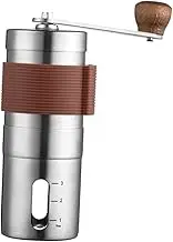Alipis 304 Stainless Steel Portable Hand Coffee Maker Manual Coffee Mill Hand Crank Coffee Bean Grinder