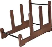 Happyyami Storage Rack for Albums Quick Assembly Organizer for Home and Office Display Unit for Records and Magazines Retro Style Decor