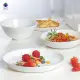 Luminarc樂美雅晶鑽浮雕強化餐盤四件組