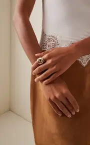[Bea Bongiasca] Tarallo Loop 9k Yellow Gold Ring