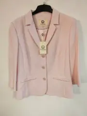 Viyella Size 14 New With Tags Wedding Party Pink Blazer Jacket RRP £149