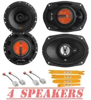 For 2002-2008 Dodge RAM 1500,2500 JBL 3Way Front & Rear Door Car Speaker Upgrade